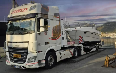 Trasporto Barche lungo la Costa Adriatica con Frentana Tir
